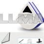 Двусторонняя магнитная щетка для мытья окон Double Faced Glass Wiper УГЛОВАЯ